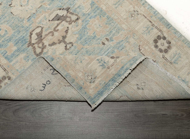 2.4 x 4 ft Hand Knotted Oushak Rug