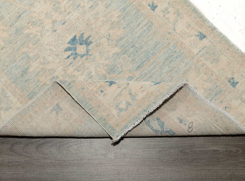 2.10 x 7.10 ft Hand Knotted Oushak Runner