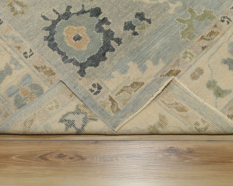 6.1 x 9.4 ft Hand Knotted Oushak Rug