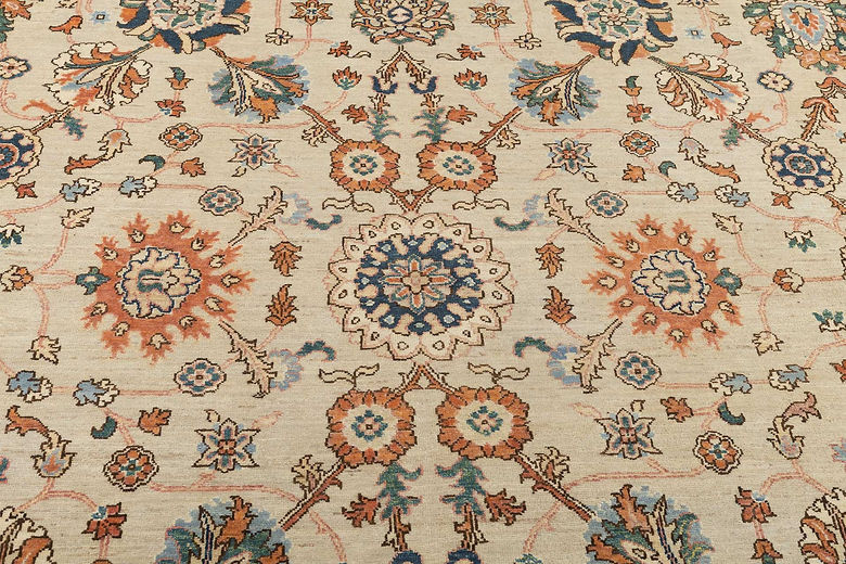 8.9 x 11.10 ft Hand Knotted Chobi Rug