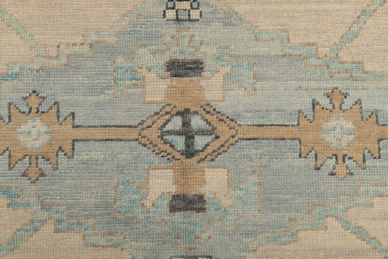 8.1 x 9.11 ft Hand Knotted Oushak Rug