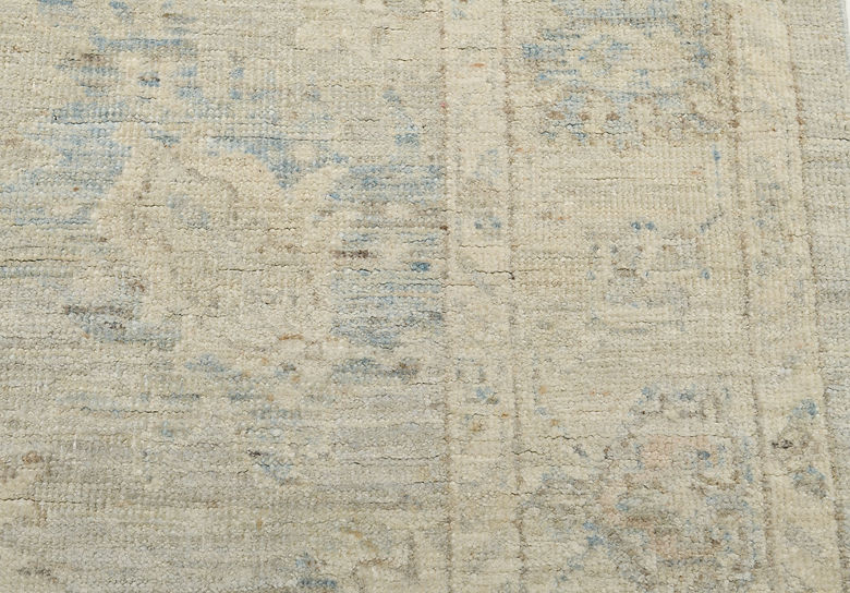5.1 x 6.5 ft Hand Knotted Oushak Rug