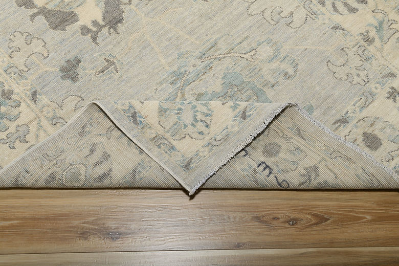 3.11 x 5.10 ft Hand Knotted Oushak Rug