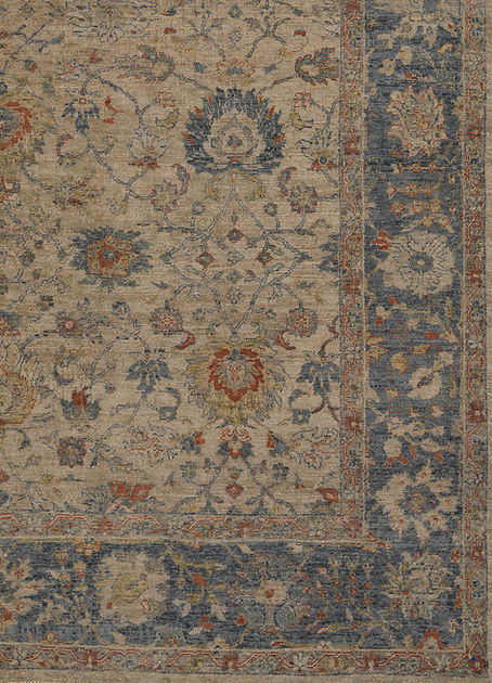 8.10 x 11.11 ft Hand Knotted Oushak Rug