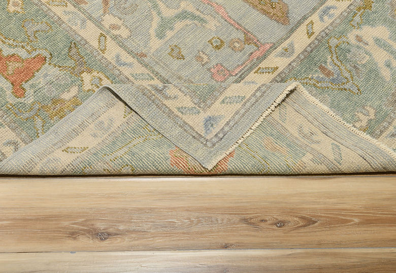 8.3 x 10.8 ft Hand Knotted Oushak Rug