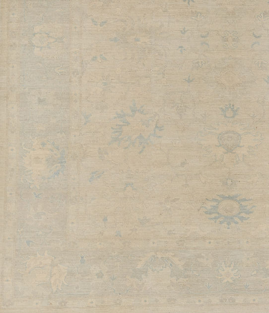 8.2 x 9.10 ft Hand Knotted Oushak Rug