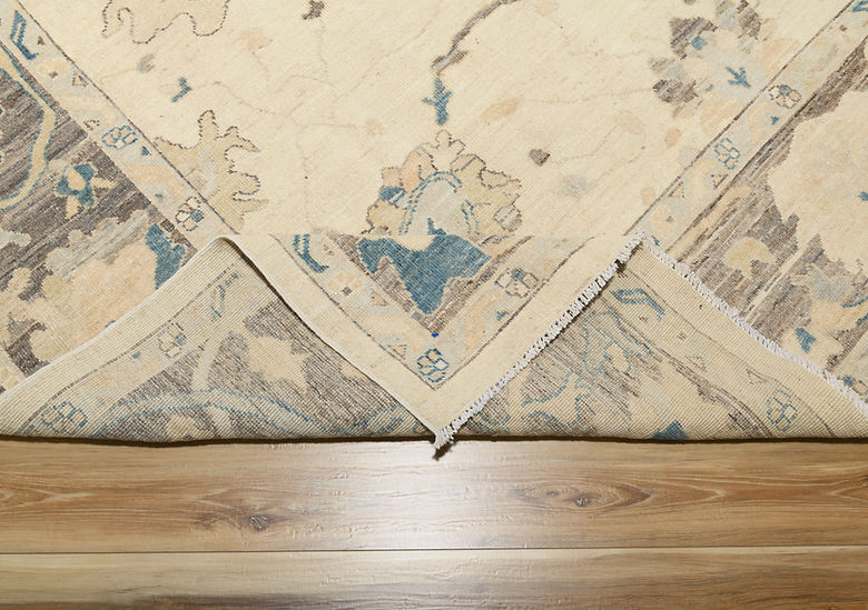8.1 x 9.9 ft Hand Knotted Oushak Rug