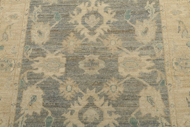 3.3 x 5 ft Hand Knotted Oushak Rug