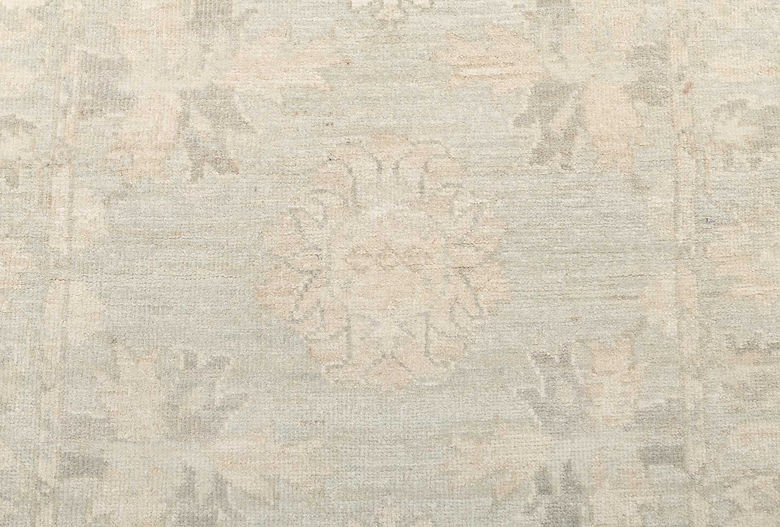 2.8 x 8.9 ft Hand Knotted Oushak Runner