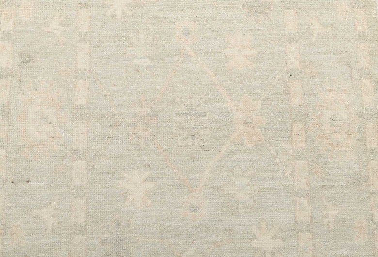 2.7 x 9.4 ft Hand Knotted Oushak Runner