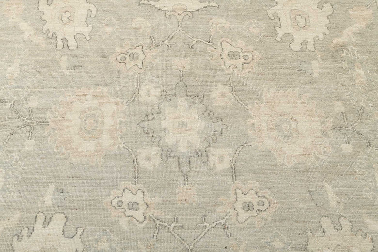 5.8 x 8.9 ft Hand Knotted Oushak Rug