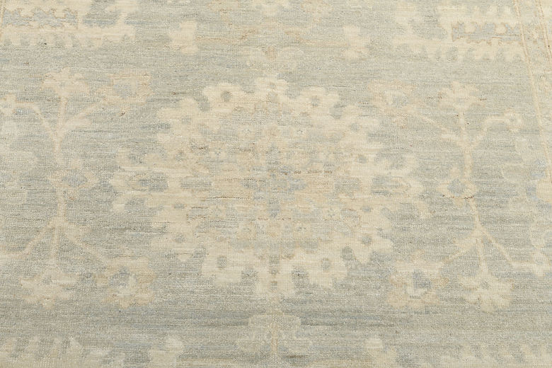 4.10 x 7.4 ft Hand Knotted Oushak Rug