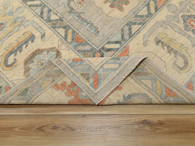 9.2 x 11.10 ft Hand Knotted Sultanabad Rug