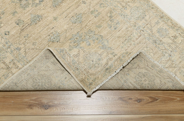 2.11 x 9.11 ft Hand Knotted Oushak Runner