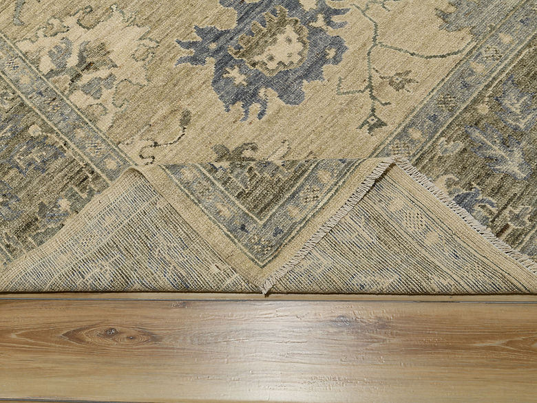 7.10 x 9.6 ft Hand Knotted Oushak Rug