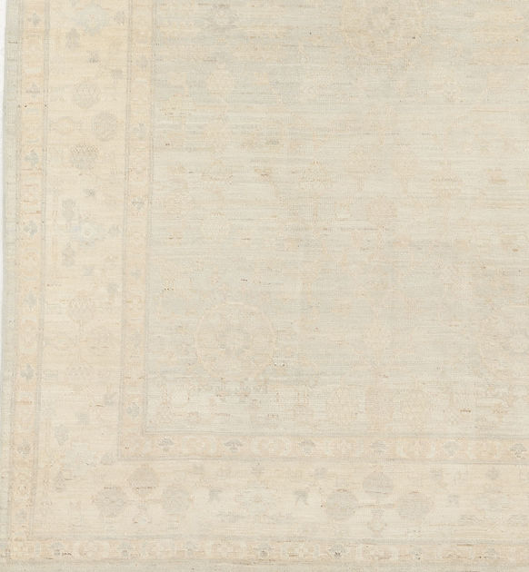 6 x 8.10 ft Hand Knotted Oushak Rug