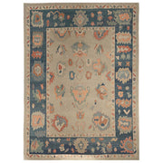 10.6 x 14.3 ft Hand Knotted Oushak Rug