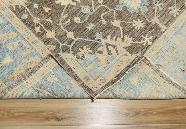 8.2 x 9.7 ft Hand Knotted Oushak Rug