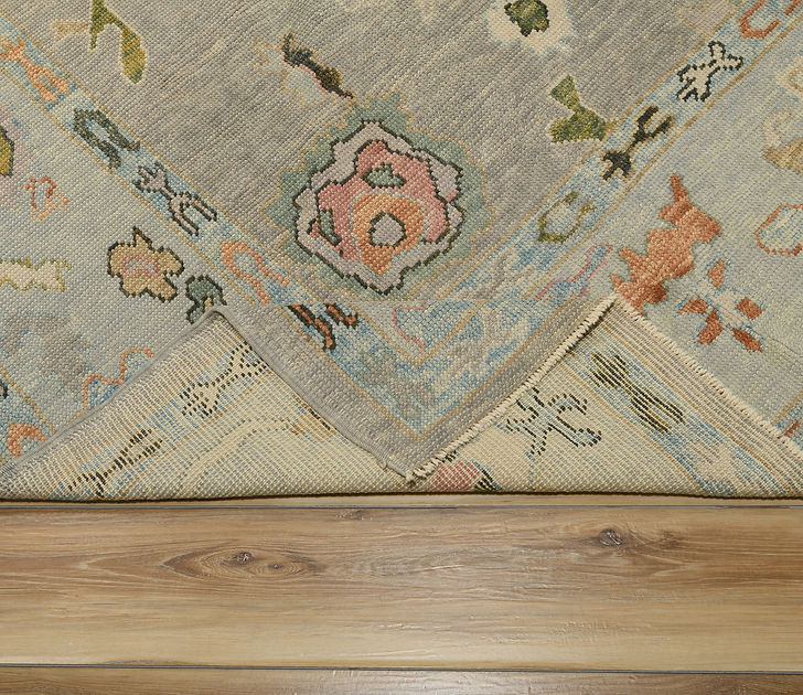 8.2 x 10.5 ft Hand Knotted Oushak Rug