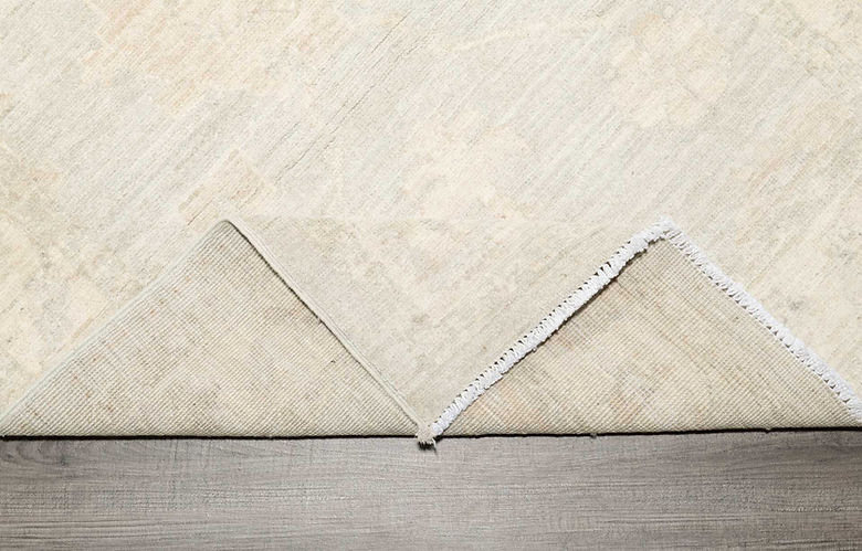 3.4 x 9.10 ft Hand Knotted Oushak Runner