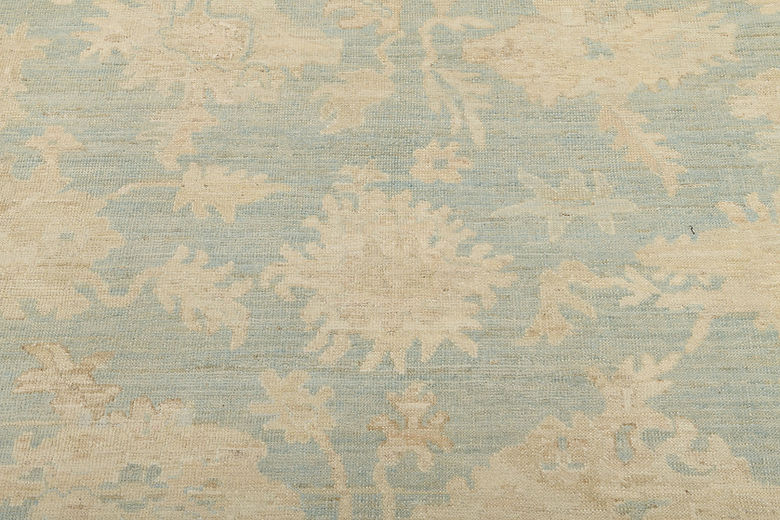 8.1 x 9.9 ft Hand Knotted Oushak Rug