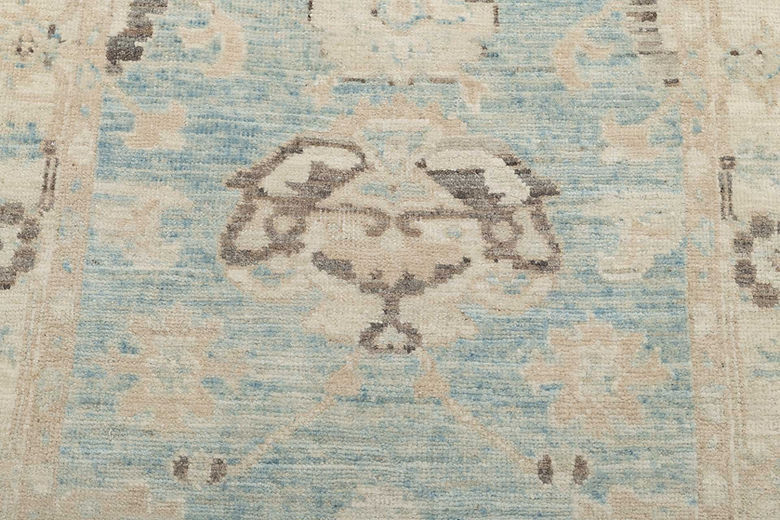 2.4 x 4 ft Hand Knotted Oushak Rug