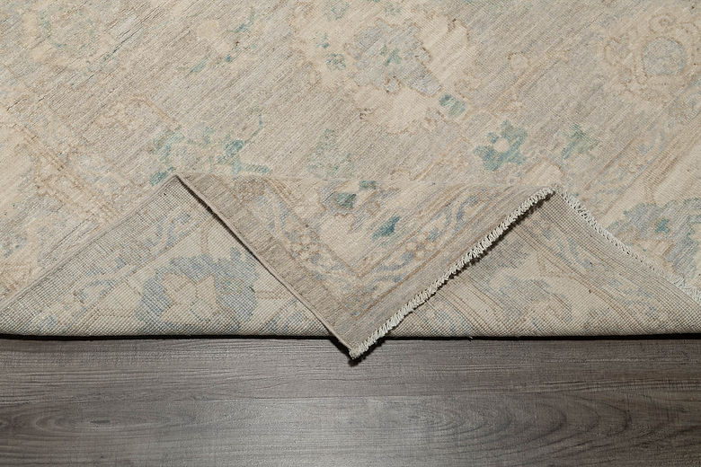 5 x 6.10 ft Hand Knotted Oushak Rug