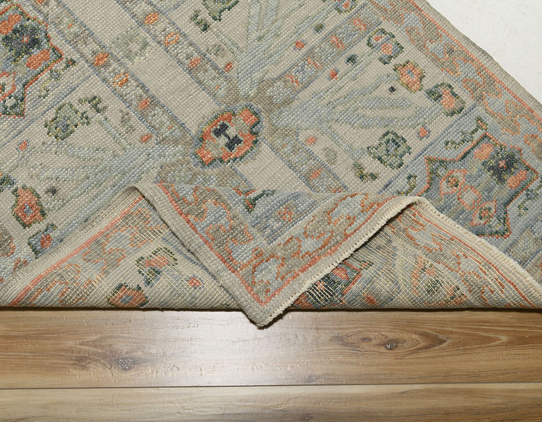 2.8 x 9.7 ft Hand Knotted Oushak Runner