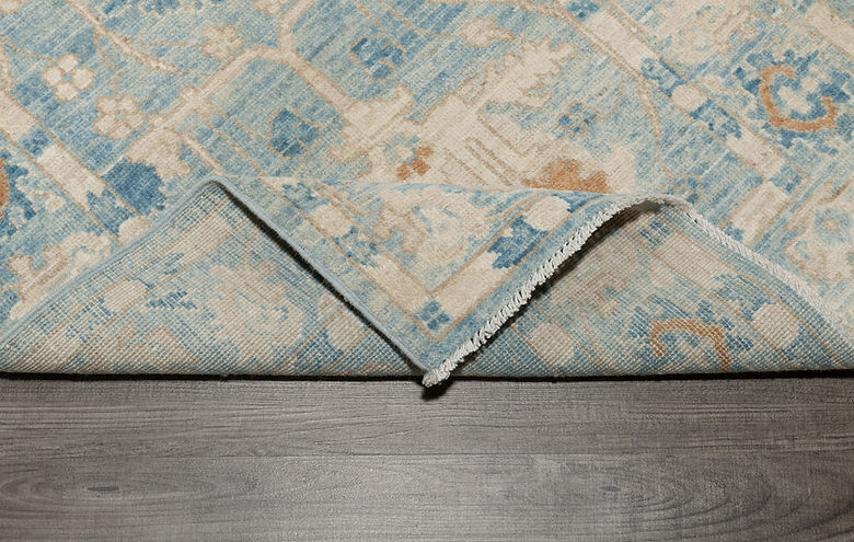 2.7 x 3.10 ft Hand Knotted Oushak Rug