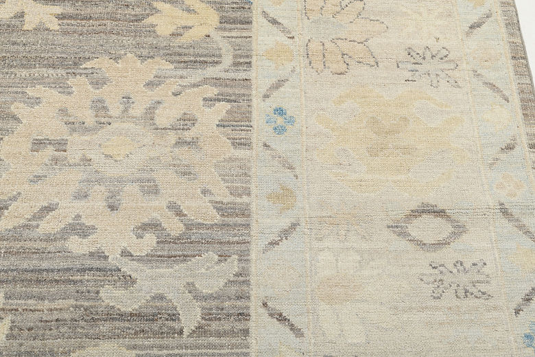 8.3 x 9.4 ft Hand Knotted Oushak Rug