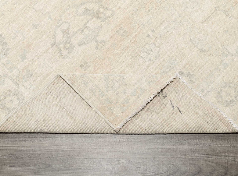 3.1 x 9.8 ft Hand Knotted Oushak Runner