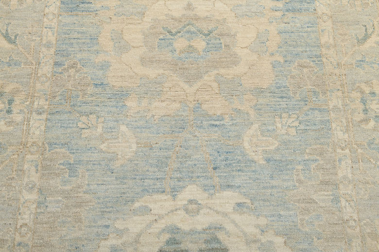 4.1 x 5.10 ft Hand Knotted Oushak Rug
