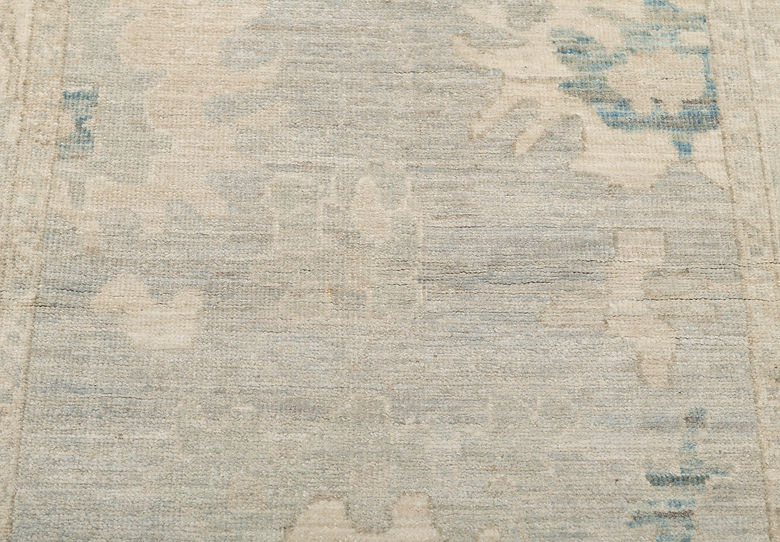 3.3 x 4.10 ft Hand Knotted Oushak Rug