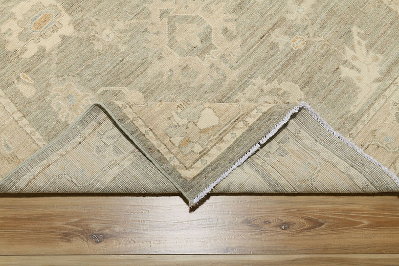 4 x 6.1 ft Hand Knotted Oushak Rug