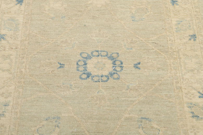 3.1 x 8.10 ft Hand Knotted Oushak Runner