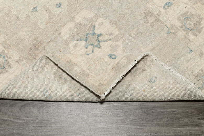 3.1 x 4.9 ft Hand Knotted Oushak Rug