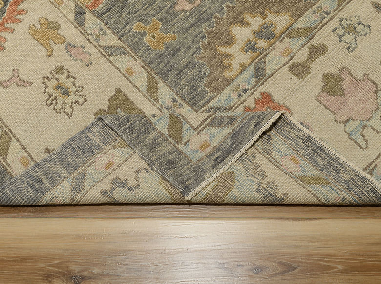 8.5 x 10.5 ft Hand Knotted Oushak Rug