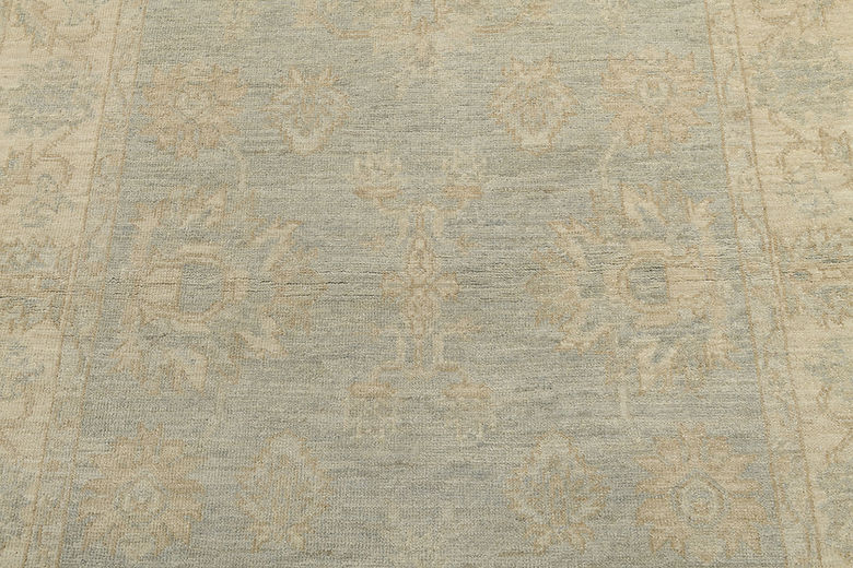4.2 x 14.2 ft Hand Knotted Oushak Runner
