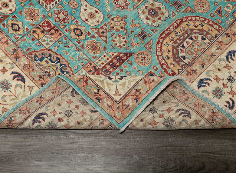 5.4 x 8.2 ft Hand Knotted Mamlook Rug