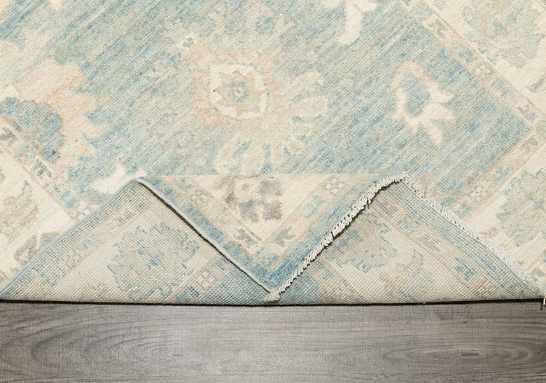 3.2 x 5 ft Hand Knotted Oushak Rug