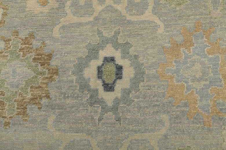 6.1 x 9.4 ft Hand Knotted Oushak Rug