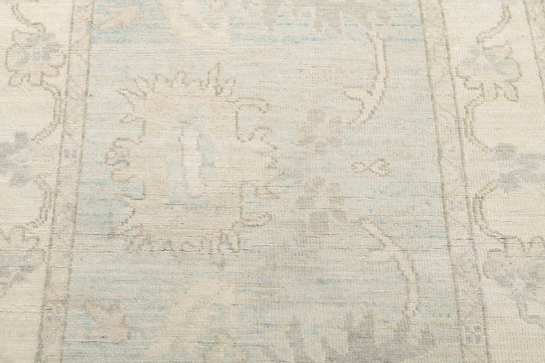 2.11 x 9.11 ft Hand Knotted Oushak Runner