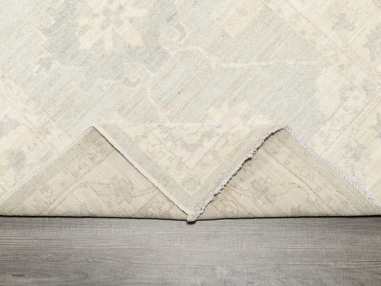 2.10 x 9.3 ft Hand Knotted Oushak Runner