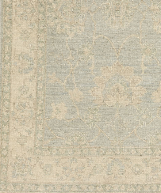 3.11 x 6.1 ft Hand Knotted Oushak Rug