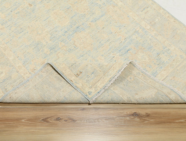 4 x 6.2 ft Hand Knotted Oushak Rug