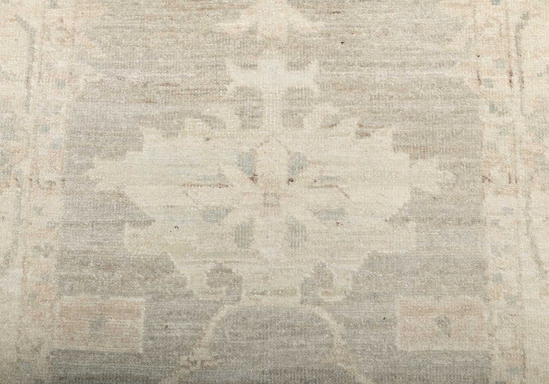 2.9 x 9.7 ft Hand Knotted Oushak Runner