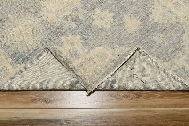 4 x 15.9 ft Hand Knotted Oushak Runner