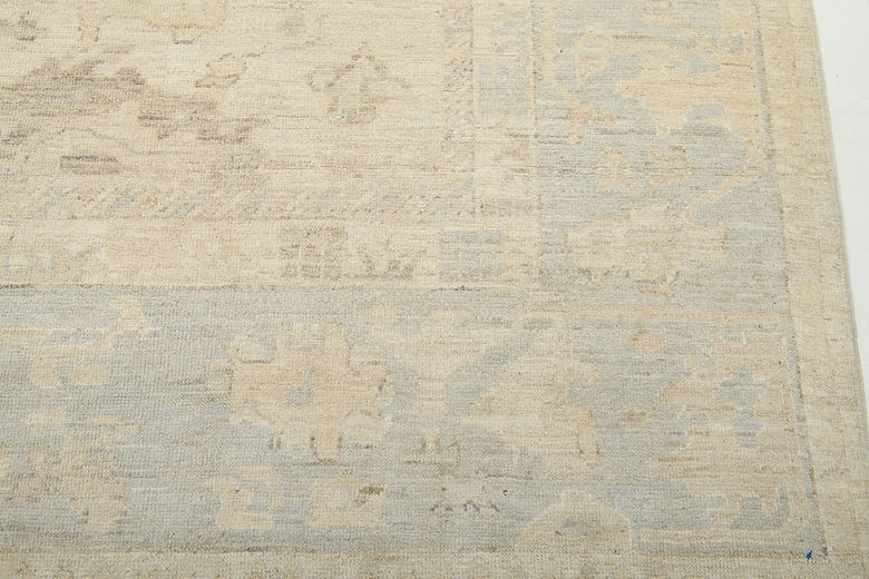 8.9 x 11.8 ft Hand Knotted Oushak Rug