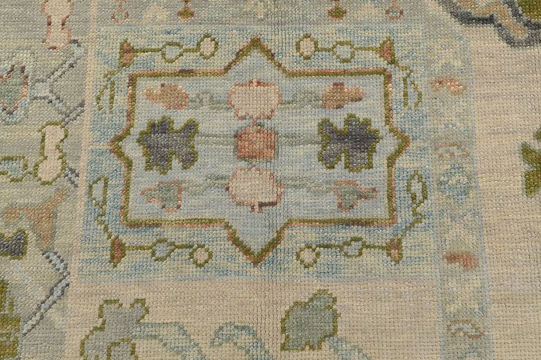 8.2 x 10.2 ft Hand Knotted Oushak Rug