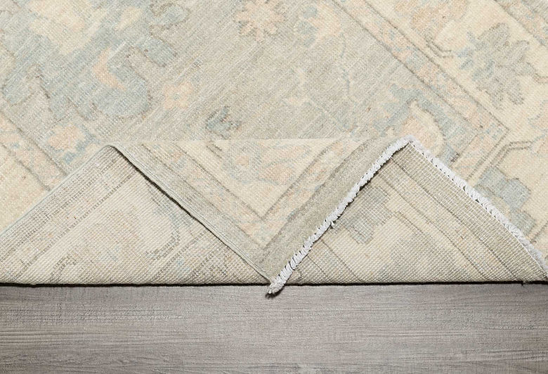 2.9 x 8.9 ft Hand Knotted Oushak Runner